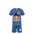 Ensemble Garçon Dragon Ball Z – T-shirt Bleu Imprimé Goku & Short Bleu Assorti – 6 à 12 ans – Neuf