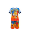 Ensemble Garçon Sonic Mania – T-shirt Imprimé & Short Assorti Dos Bleu Uni – 2 à 12 ans – Neuf