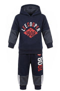 Ensemble Jogging Lee Cooper Bébé Garçon – Sweat Capuche + Pantalon – 3 à 18 mois – Neuf