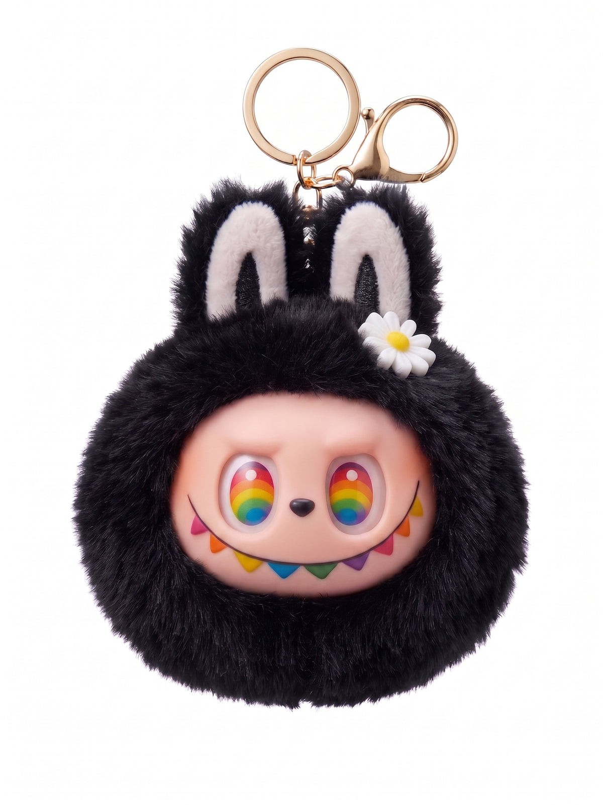 Porte-Monnaie Peluche Enfant – Personnage Mignon Style Labubu – 6 Coloris au Choix – Neuf