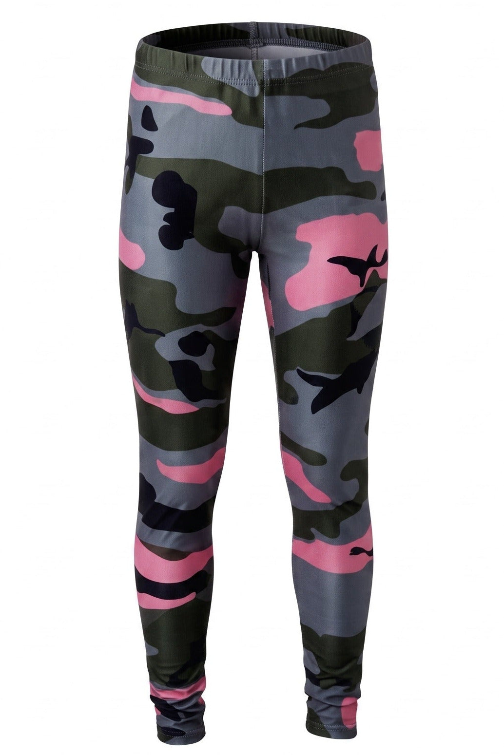 Legging Fille Imprimé Militaire Rose – Coupe Stretch – 4 à 14 ans – Neuf