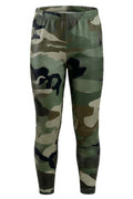 Legging Fille Camouflage Vert – Coupe Stretch Confortable – 4 à 14 ans – Neuf