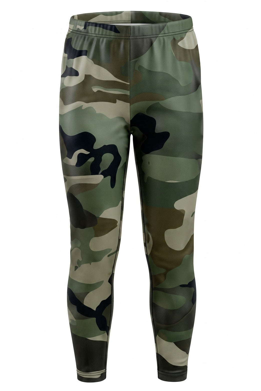 Legging Fille Camouflage Vert – Coupe Stretch Confortable – 4 à 14 ans – Neuf
