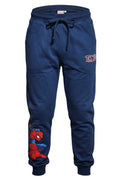 Pantalon Jogging Garçon Bleu Marine – Motif Spiderman Marvel & Inscription THWIP – Bas Resserrés – 6 ans – Neuf
