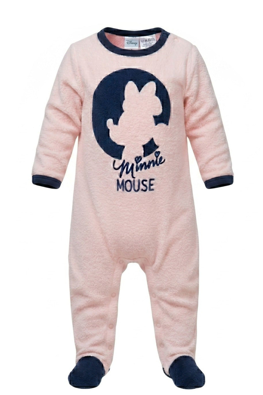 Pyjama Bébé Fille Minnie Mouse – Rose Chaud & Pratique – 6 à 24 mois – Neuf