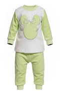 Pyjama Bébé Fille 2 Pièces Vert Douceur – 3 à 9 mois – Neuf