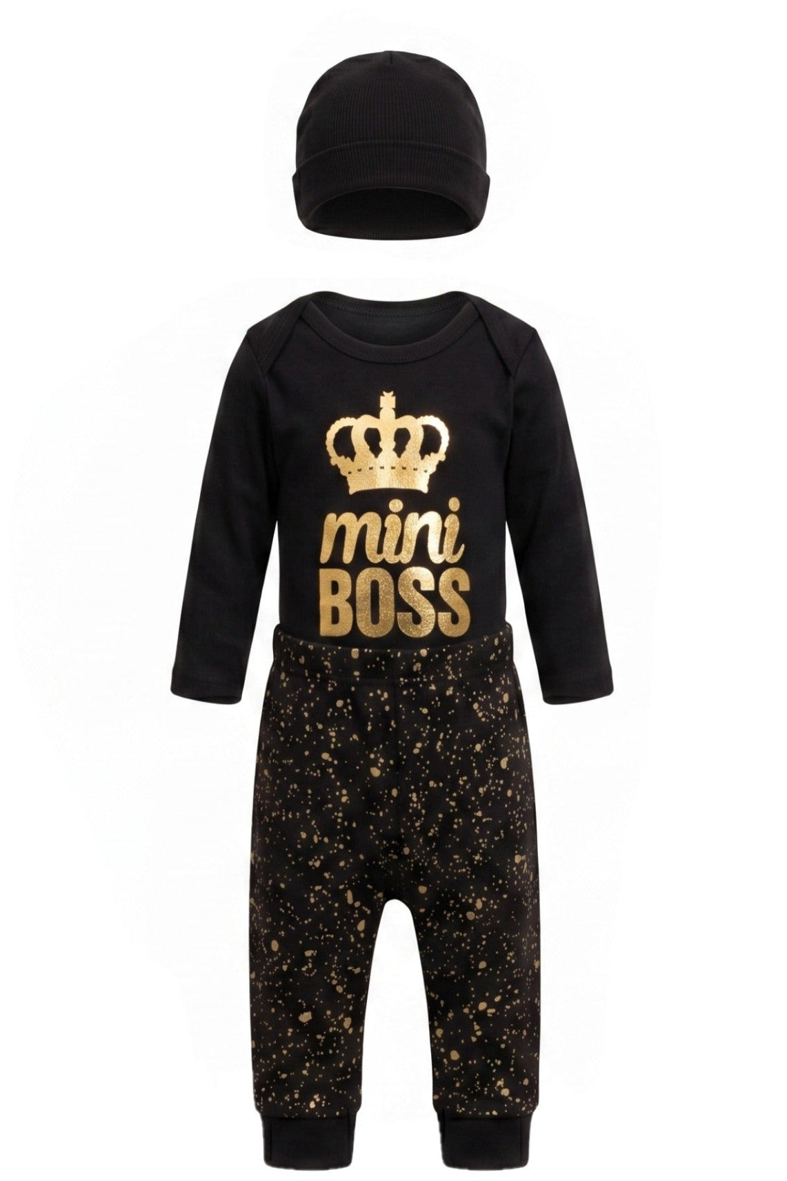 Ensemble Bébé 3 Pièces Mini BOSS – Stylish & Tendance – 1-3 ou 3-6 mois – Neuf