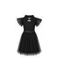 Robe Déguisement Fille Mercredi Addams – Noire – 6 à 14 ans – Neuf
