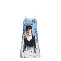 Nuisette Fille Mercredi Addams – Motif Tendance – Modèle Été – 6 à 16 ans – Neuf