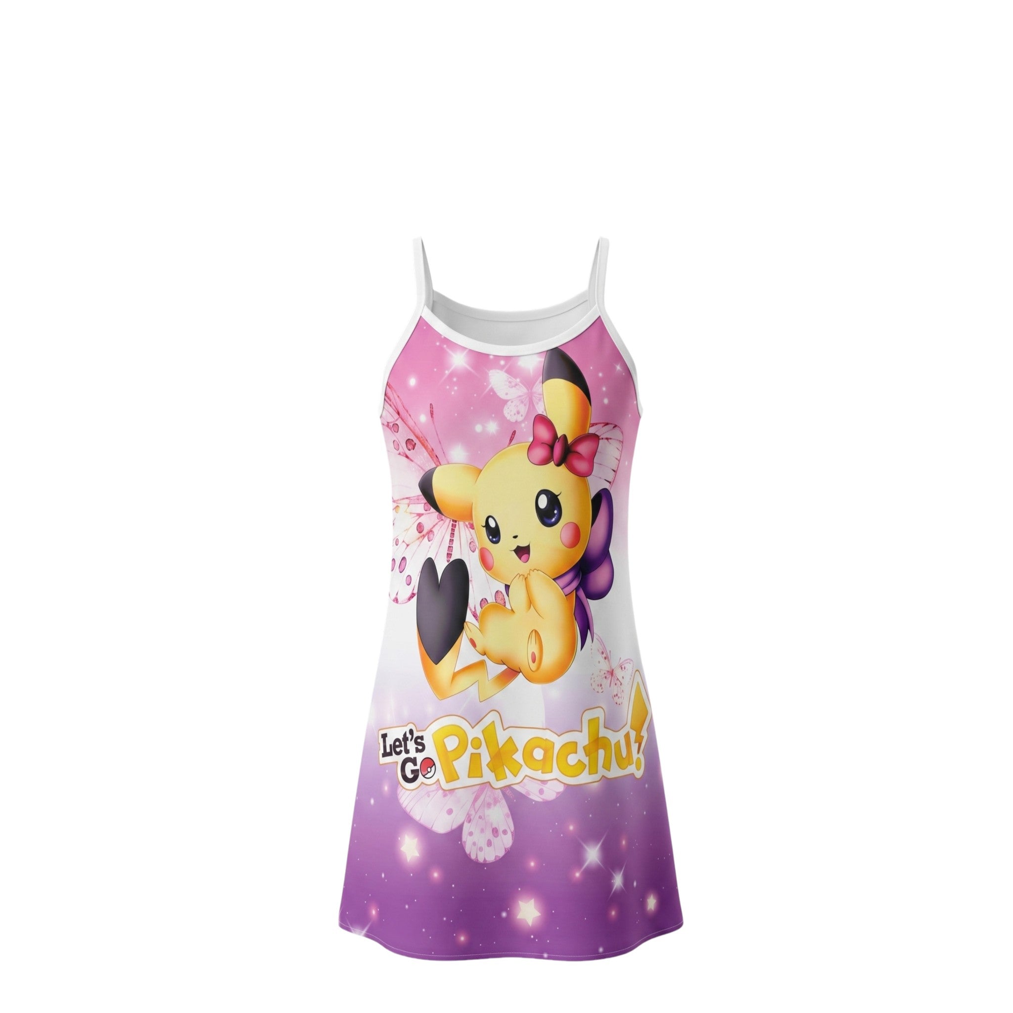 Nuisette Fille Pikachu Rose – Ambiance Scintillante – 4 à 14 ans – Neuf