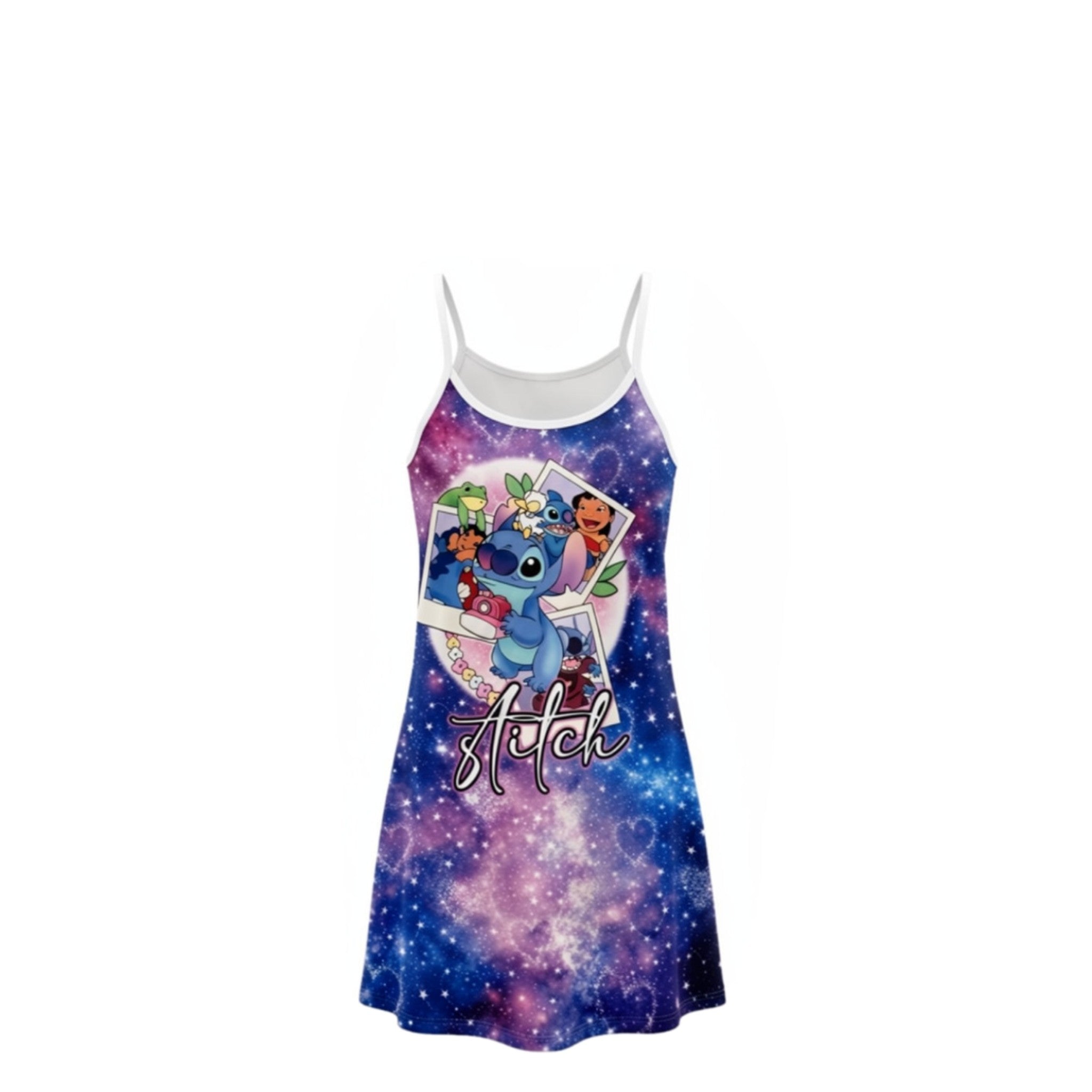 Nuisette Fille Stitch Multicolore – Ambiance Cosmos – 6 à 16 ans – Neuf