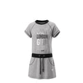 Robe Fille Lee Cooper Gris Chiné – Style Sportswear – Modèle Casual – 4 à 12 ans – Neuf