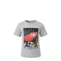 T-shirt Garçon Cars – Flash McQueen – Gris – Imprimé Pixar avec Numéro 95 – 3 à 8 ans – Neuf
