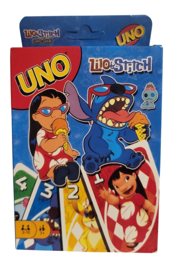 Jeu de Cartes UNO – Lilo & Stitch Disney – 2 à 10 Joueurs – Dès 7 Ans – Neuf