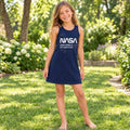 Robe Debardeur Fille Theme NASA Logo Blanc 8 a 14 ans Neuf